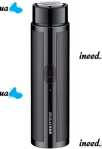 Аккумуляторная дорожная мини бритва шейвер Jililai Shaver 3W для сухого и влажного бритья, Беспроводная роторная электробритва депилятор для бороды