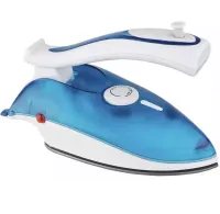 Складной ручной утюг RAF R.1259B 800W с регулятором температуры и резервуаром для воды, Паровой утюг отпариватель Раф с керамической подошвой