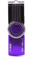 USB Flash 32GB флешка Kingston DataTraveler DT101 G2 флеш-накопитель, карта памяти, USB-накопитель для хранения документов, фото и видео 32Гб