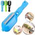 Нож скребок для чистки чешуи рыбы Fish Scales Wiper Cleaning, Ручная рыбочистка с контейнером, Ручной прибор для чистки рыбы с ножем для потрошения