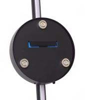 Настенный акумуляторный LED светильник бра Svet SY-16003 60 см с пультом ДУ, Линейный перезаряжаемый ночник на стену Strip light HA-125 11W Черный
