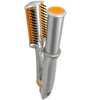Профессиональные щипцы утюжок Instyler M-125 для укладки волос с вращающимся цилиндром, Плойка для завивки и выпрямления Инстайлер 45W Серебристый