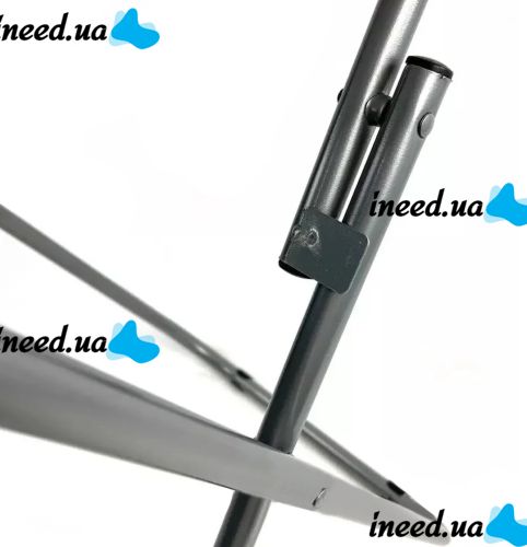 Туристический раскладной круглый стол Round Folding Table 60х70 см для пикника, Складной алюминиевый столик МДФ для кемпинга и сада Коричневый