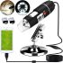 Digital Electronic USB Microscope Digital Microscop MT4096 3 in 1 1600X Portable LED-illuminated Trichoscope for Soldering and Magnification AND HA-153