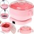 Silicone Wax Jar Wax Boiling Bowl Bucos SL-400 100W, Folding wax heater for 400ml in tablets, granules or discs AND651