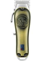 Профессиональная машинка для стрижки волос VGR V-658 4 насадки мужская аккумуляторная машинка для окантовки бороды с функцией триммера и LCD дисплеем