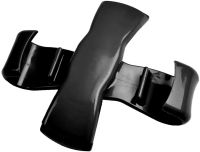 Ручка для переноски пакетов Click and Carry пластиковый держатель переноска с подкладкой для продуктовых сумок в руках и на плече до 38 кг Черная