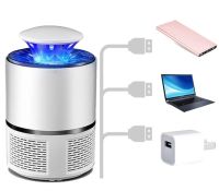 Электрическая лампа приманка для насекомых Nova Mosquito Killer Lamp NV-818 5 Вт, USB Электрическая ловушка уничтожитель комаров и мошек