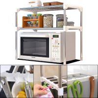 Полка стеллаж для микроволновки Multifunctional storage rack NJ-452 настольный кухонный органайзер для микроволновой СВЧ-печи, полка-органайзер
