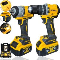 Аккумуляторный набор Dewalt 2в1 Гайковерт DCF922 шуруповерт DCD996 36V 6Ah, Набор беспроводных электроинструментов Деволт 2 аккумулятора в кейсе