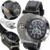 Наручний чоловічий годинник із запальничкою Huayue Watch Lighter Quartz XL-161 кварцові з USB зарядкою і спіральною електрозапальничкою, прикурювачем
