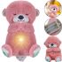 Світна дихаюча Видра Fisher Price FXC66 30 см з диханням для сну дітей, м'яка плюшева іграшка музичний нічник від батарейок Рожева Рожева