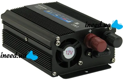 Автомобильный инвертор UKC AC/DC 12V-220V 500W, авто преобразователь тока 12В 220В 500Вт (12V 220V)