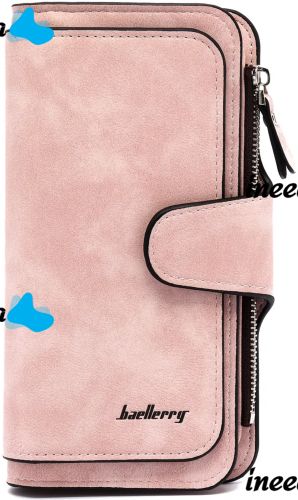 Женский замшевый кошелек Baellerry Forever N2345 Pink женское мини портмоне на 10 отделений для купюр и мелочи 19х10.5 см Розовое