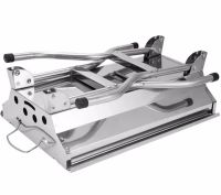 Переносной раскладной мангал Stainless Steel Grill GP-4273 для шашлыка и барбекю, Гриль со съемной сеткой 48х33х59 см на древесных углях и дровах