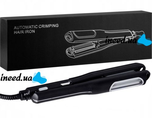 Плойка гофре Automatic Crimping Hair Iron MX-486 для укладання та об'єму волосся, автоматичні щипці, плойка-гофре керамічний утюжок з LED індикатором