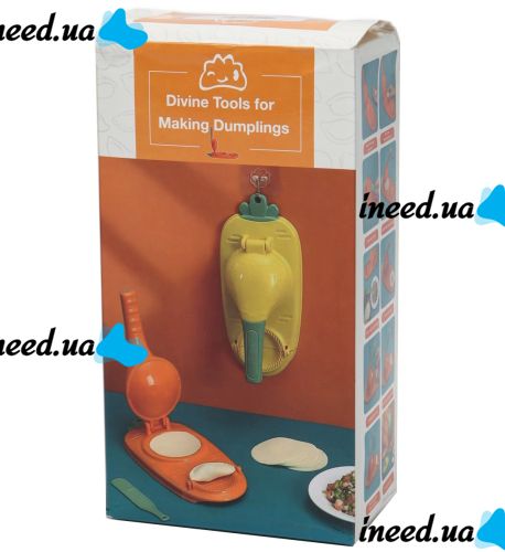 Manual machine for modeling homemade dumplings and dumplings Dumpling Maker 2 in 1, Universal mechanical preform for rolling dough, Dumpling maker