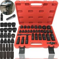 Набор торцевых шестигранных головок Piece Tool Set 1/2" 31шт в кейсе, Ударные головки 8-32mm с удлинителем и угловой насадкой 31 предмет в чемодане