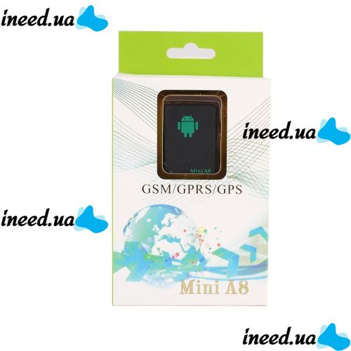 Автомобильный GPS трекер Mini A8 GPRS GSM локатор, Устройство GPS-трекер для отслеживания автомобиля в реальном времени с кнопкой SOS с сетью 2G А8