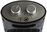 Электрический настольный тепловентилятор Domotec Heater MS-5905 напольный обогреватель с вентиляцией для дома на 15 кв.м 1500W дуйка на 3 режима 