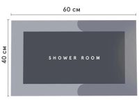 Влагопоглощающий напольный коврик для ванной комнаты Shower Room AND185 нескользящий быстросохнущий впитывающий ковер на пол в ванную 60Х40 см