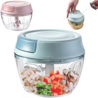 Manual Multifunctional Mini Chopper Mini Chopper XL-294, Mechanical Kitchen Chopper for Chopping Food, Vegetables, Fruits and Garlic