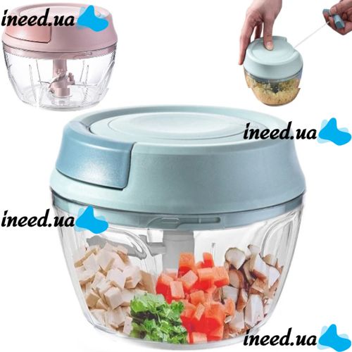 Manual Multifunctional Mini Chopper Mini Chopper XL-294, Mechanical Kitchen Chopper for Chopping Food, Vegetables, Fruits and Garlic