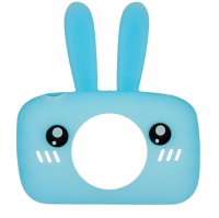 Детский аккумуляторный фотоаппарат DVR Baby Camera XL-500R зайчик, Детская цифровая камера 7688 600mAh, Цифровой фотоаппарат для детей Голубой