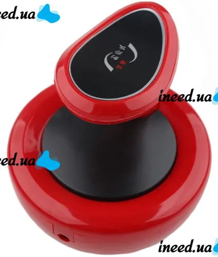 Антицелюлітний бездротовий вакуумний масажер GUA Sha Massager XN-058 з інфрачервоним підігрівом для тіла апарат вакуумного масажу сідниць Червоний