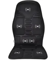 Массажная накидка на кресло Massage Cushion Inspire 083MC с подогревом в автомобиле Вибрационный массажер LY-54 для сидения от сети и прикуривателя
