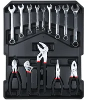 Автомобильный набор инструментов Tool Set MD-16064 187 предметов с трещоткой для машины и дома Комплект ручного инструмента MAG-835 в чемодане