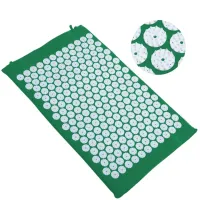 Ортопедический акупунктурный массажный коврик Acupressure Mat для спины, головы, шеи, ног, стоп, аппликатор Кузнецова для игольчатого массажа тела