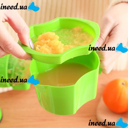 Ручная портативная соковыжималка Multi-Function Juicing Machine RF-707 для фруктов и овощей с зажимом, Шнековая многофункциональная