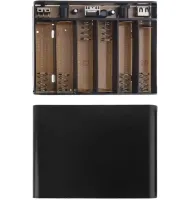 Источник бесперебойного питания ИБП UPS DU-5912 для роутера и модема 5V 9V 12V бесперебойник Power Bank для камеры на 6 съемных аккумуляторов 18650