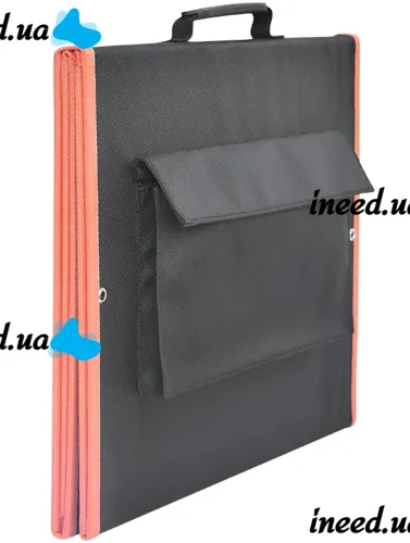 Foldable Portable Xinpuguang 20W 3-section Solar Panel for 2 USB Phone Charging, Waterproof Flexible Battery for Camping and Hiking