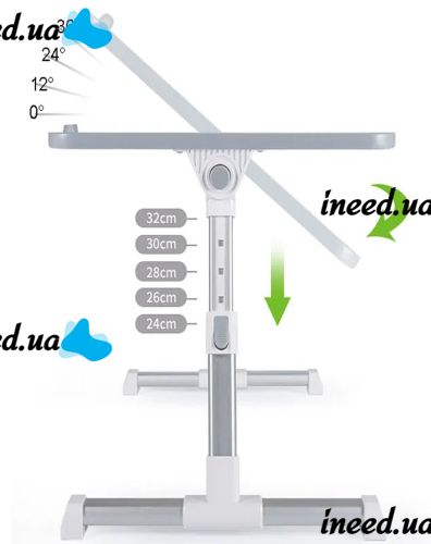 Складной стол трансформер для ноутбука NoteBook Cooling Table A9 с функцией охлаждения, портативная охлаждающая подставка с USB-вентилятором А9,  A-9 