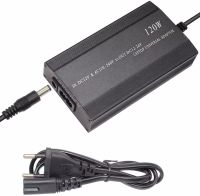 Универсальное автомобильное зарядное устройство laptop UKC 901 120W 12-24V для ноутбука с переходниками адаптер зарядка от сети 220V и прикуривателя