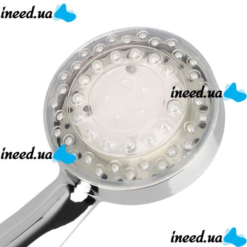 Світлодіодна насадка для душу LED Shower Bradex душова лійка з підсвічуванням для води 4 колірні режими датчик температури душова гарнітура, що світиться