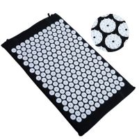 Ортопедический акупунктурный массажный коврик Acupressure Mat для спины, головы, шеи, ног, стоп, аппликатор Кузнецова для игольчатого массажа тела