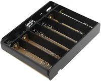 Источник бесперебойного питания ИБП UPS DU-5912 для роутера и модема 5V 9V 12V бесперебойник Power Bank для камеры на 6 съемных аккумуляторов 18650