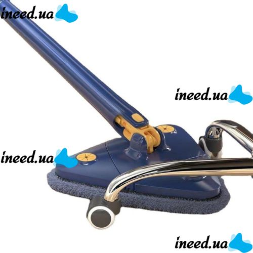 Треугольная телескопическая швабра для сухой и влажной уборки Multi function Mop MA-89 Регулируемая с отжимом 360 градусов для всех поверхностей