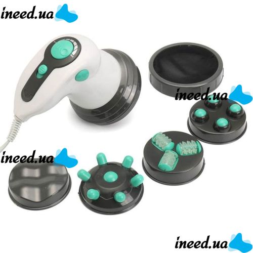 Anti-cellulite infrared massager Sculptural Body Innovation Whole body vibromassager with infrared heating, lifting effect 4 attachments