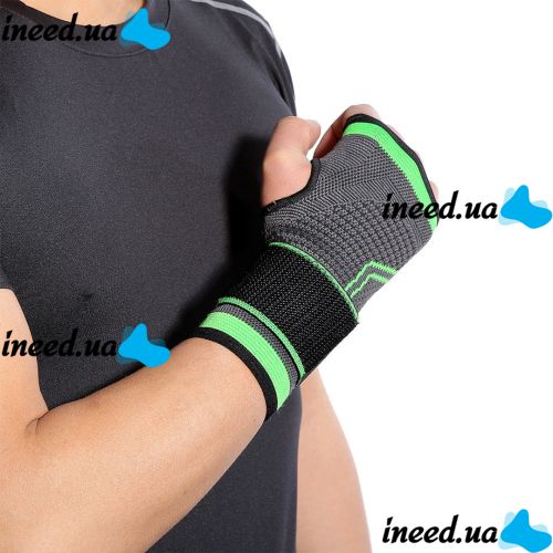 Фиксатор на кисть руки Wrist Support Sibote 9136, Бандаж на запястье от травм и растяжений, Эластичный бинт лангетка для рук с фиксирующим ремнем
