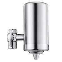 Проточный фильтр насадка на кран из нержавеющей стали Water Purifier ZSF-080 для очистки воды, Водяной фильтр для воды под кран 687-1 Серебристый