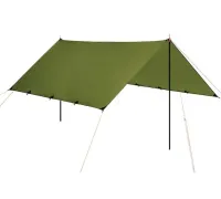 Travel Waterproof Awning MHZ NF-00008365 Green 3x3 m from rain and sun, Camping Tent with Silicone coating in a Green cover