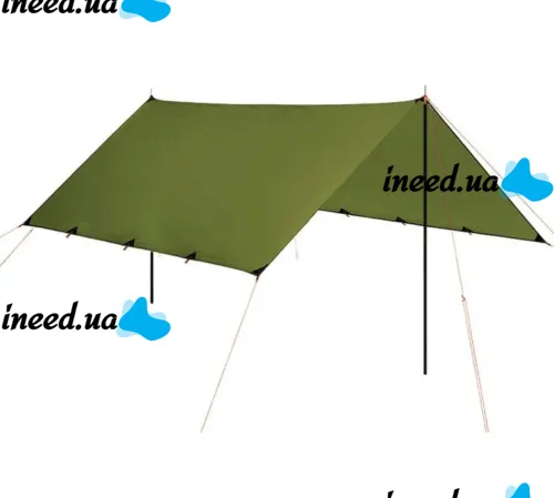 Travel Waterproof Awning MHZ NF-00008365 Green 3x3 m from rain and sun, Camping Tent with Silicone coating in a Green cover