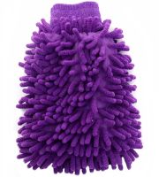 Двухсторонняя рукавичка перчатка Microfibre Super Mitt SB-8605 для мытья машины и уборки пыли, Униврсальная варежка из микрофибры для чистки авто