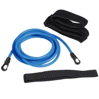 Регулируемый поясной ремень для тренировок плавания Swimming Training Belt в бассейне, Тренировочные резинки для обучения плаванию взрослых и детей