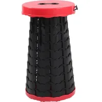 Складной туристический стул Telescopic stool 47 см раскладной телескопический табурет с ручкой, садовый пластиковый стульчик для кемпинга и пикника