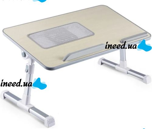 Складной стол трансформер для ноутбука NoteBook Cooling Table A9 с функцией охлаждения, портативная охлаждающая подставка с USB-вентилятором А9,  A-9 